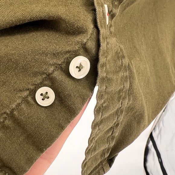 EUC Bensimon Leather Elbow Patch Button Down Shirt - Picture 6 of 10